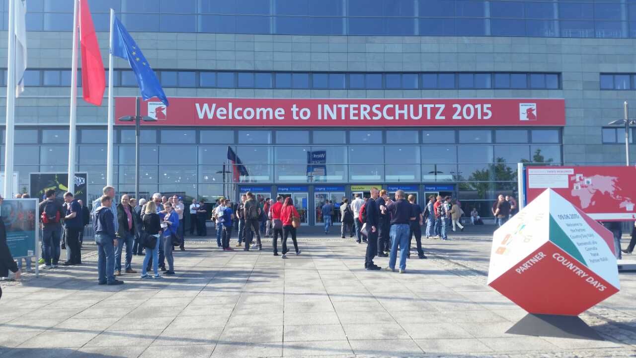 公司参加德国汉诺威国际消防展