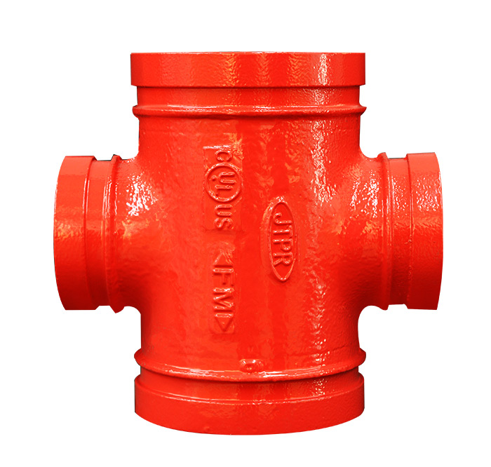 沟槽式异径四通